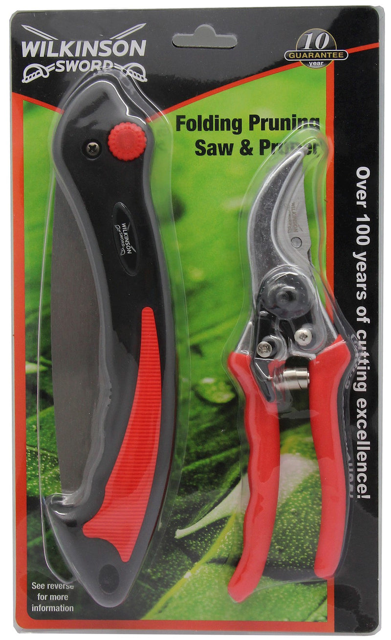 Wilkinson Sword Folding Pruner Saw & Pruner Set