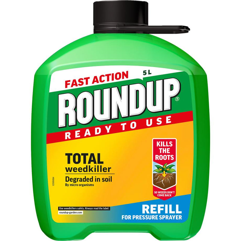 Roundup® Fast Action Ready to Use Weedkiller Refill 5L